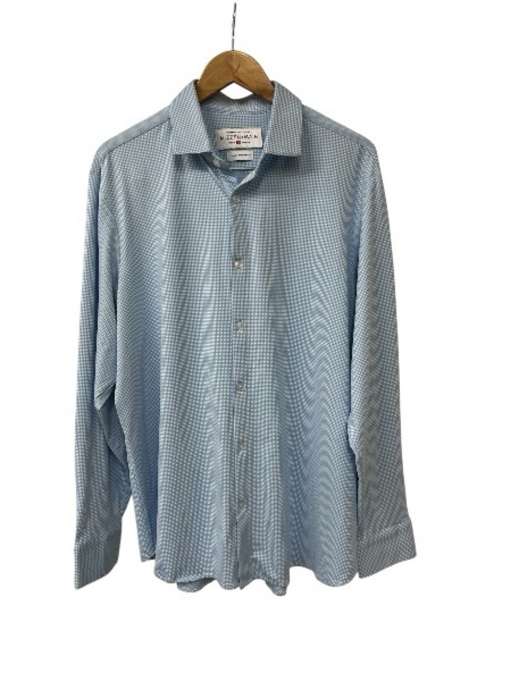 Mizzen+Main Shirt Mens Standard Fit Spinnaker Gingham Check Preppy Modern XL